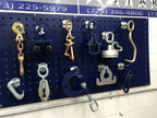 11 PIECE AUTO BODY FRAME MACHINE TOOLS AND CLAMP CHAIN SET