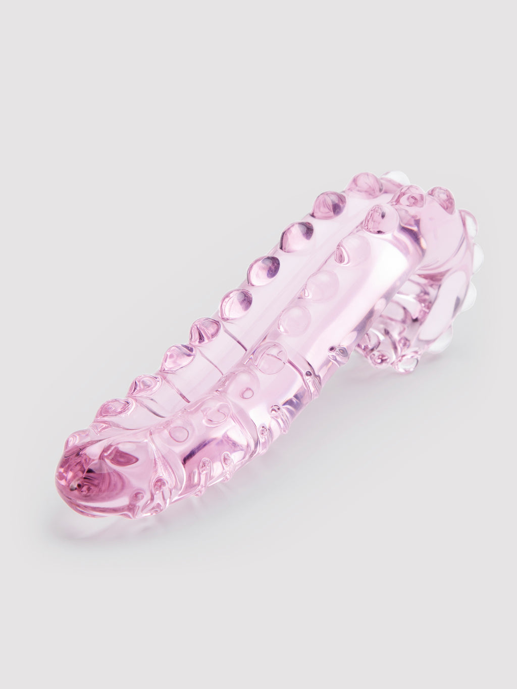 Lovehoney Tentacle Textured Sensual Glass Dildo, Pink