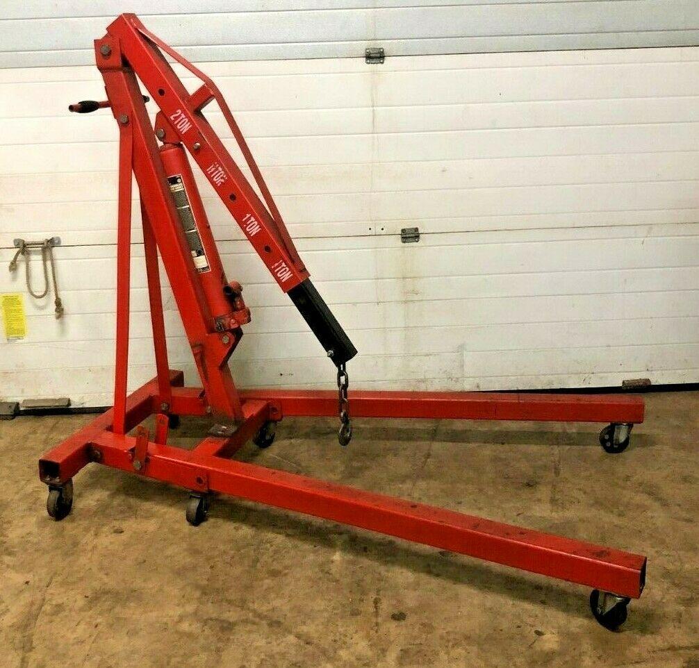 Torin Big Red T32001 2 Ton Long Ram Engine Hoist Lift Jack  #315