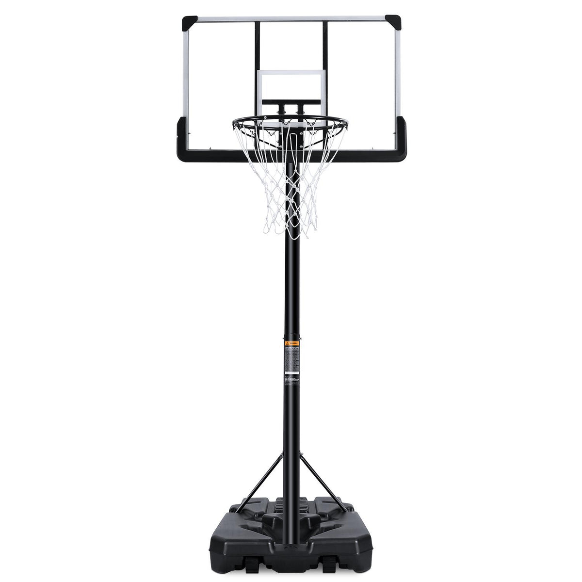 MaxKare Portable Basketball Hoop &amp; Goal Basketball System Basketball Equipment Height Adjustable 7ft 6in-10ft with 44 Inch Indoor Outdoor