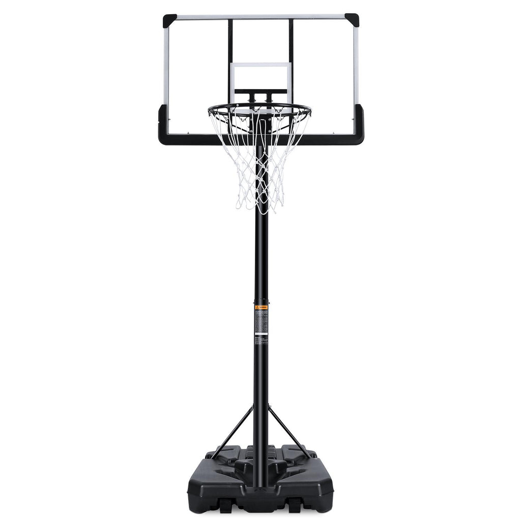 MaxKare Portable Basketball Hoop &amp; Goal Basketball System Basketball Equipment Height Adjustable 7ft 6in-10ft with 44 Inch Indoor Outdoor