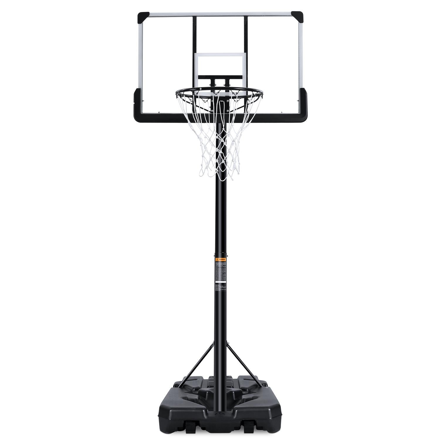 MaxKare Portable Basketball Hoop &amp; Goal Basketball System Basketball Equipment Height Adjustable 7ft 6in-10ft with 44 Inch Indoor Outdoor