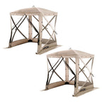 -Set Traveler Tan Portable Outdoor Screened Canopy Shelter (2-Pack)