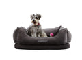iComfort Cuddler Pet Bed with Cooling Comfort Gel Memory Foam, Medium, Gray