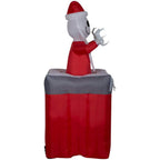 5.5 ft. Tall Animated Airblown-Jack Skellington Popping Out of Chimney-Disney