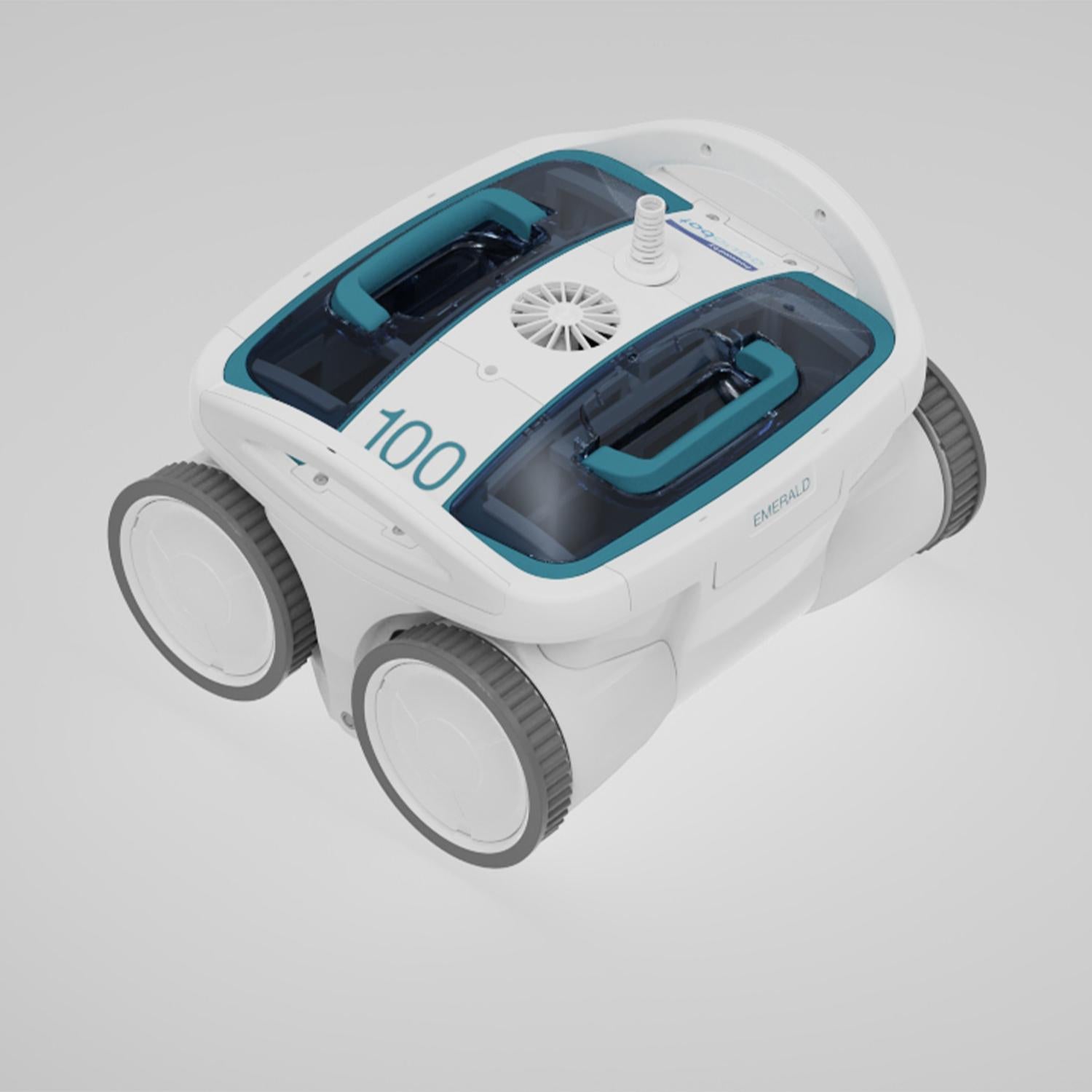 aquabot emerald 100 robotic pool vacuum cleaner with rotating brush
