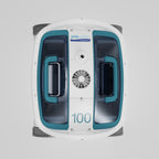 aquabot emerald 100 robotic pool vacuum cleaner with rotating brush