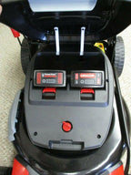 591077 LM400 Lawn Mower with two 4.0 Ah Batteries and C750 Rapid Charger