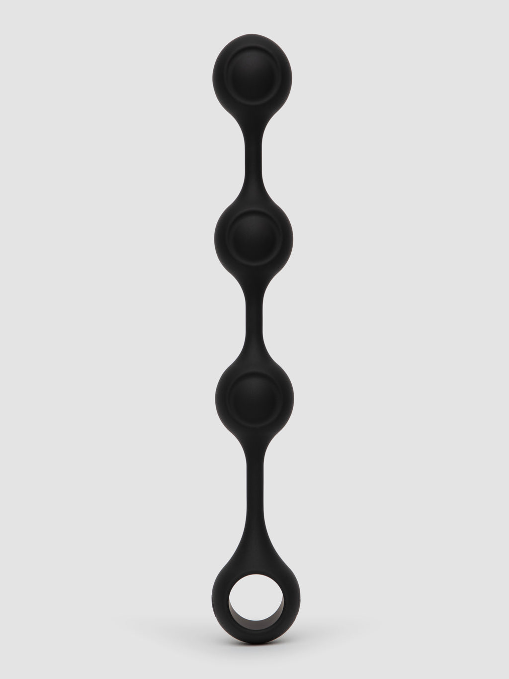 Doc Johnson Oversized Weighted Silicone Anal Beads, Black