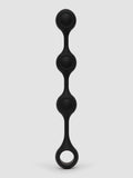 Doc Johnson Oversized Weighted Silicone Anal Beads, Black