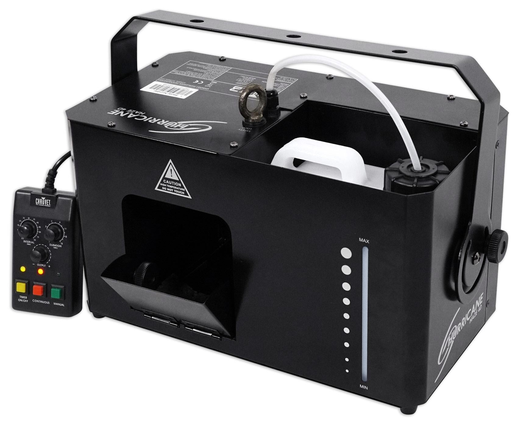 Chauvet Hurricane Haze 4D DMX Hazer Machine w/ Remote+Timer+(3) Gallons Fluid