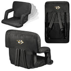 Nashville Predators Black Portable Reclining Stadium Seat