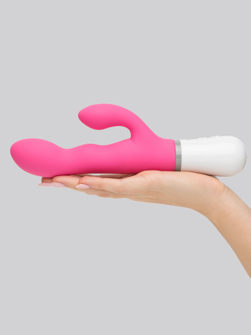Lovense Nora App Controlled Rechargeable Rotating Rabbit Vibrator, Pink