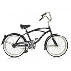 Micargi JETTA 20' Beach Cruiser Coaster Brake Single Speed  Steel Spokes One Piece Crank Alloy Rims 36H Color: RED