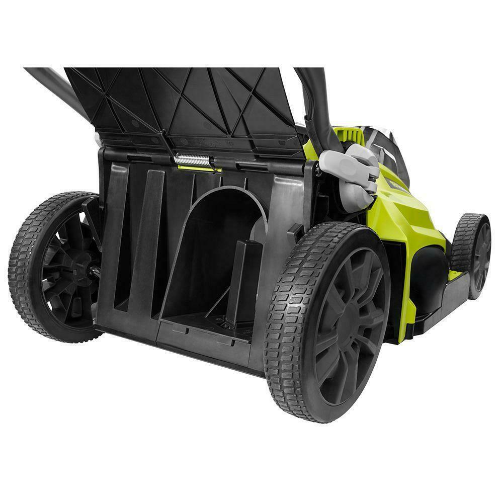 Cordless Lawn Mower Push Start 16 in 18V Lithium-Ion PLUS 2 Batteries! NEW