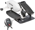 FitDesk Under Desk Elliptical - Bike Pedal Machine with Magnetic Resistance for Quiet, Fluid Motion - Adjustable Tension with Digital Performance Meter