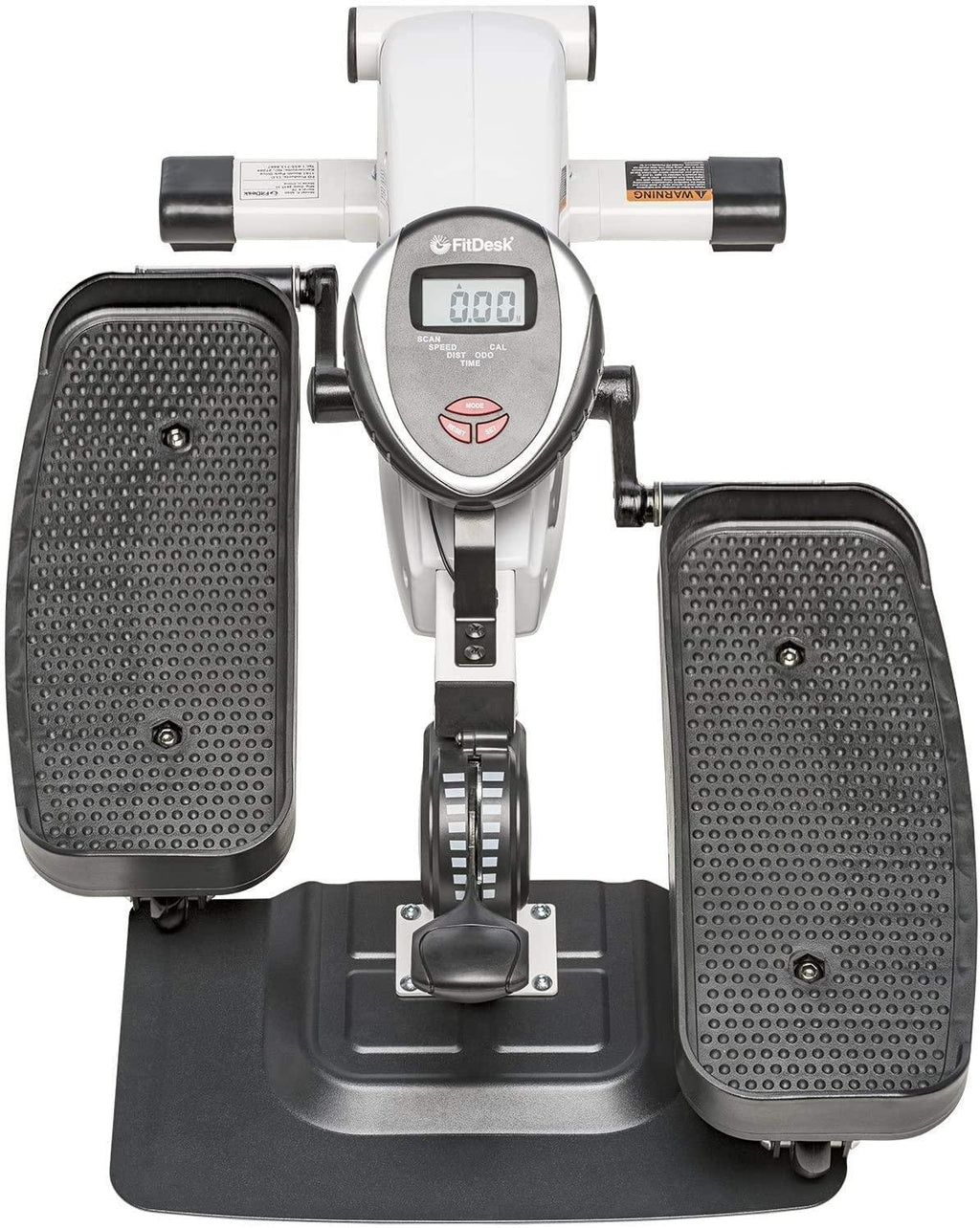 FitDesk Under Desk Elliptical - Bike Pedal Machine with Magnetic Resistance for Quiet, Fluid Motion - Adjustable Tension with Digital Performance Meter