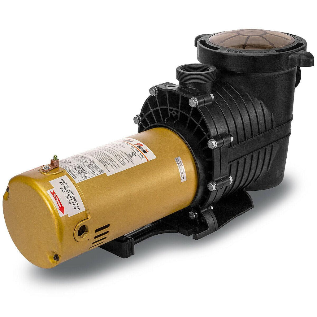 xtremepowerus 1.5hp inground swimming pool pump 1-1/2 npt w/ strainer 220v