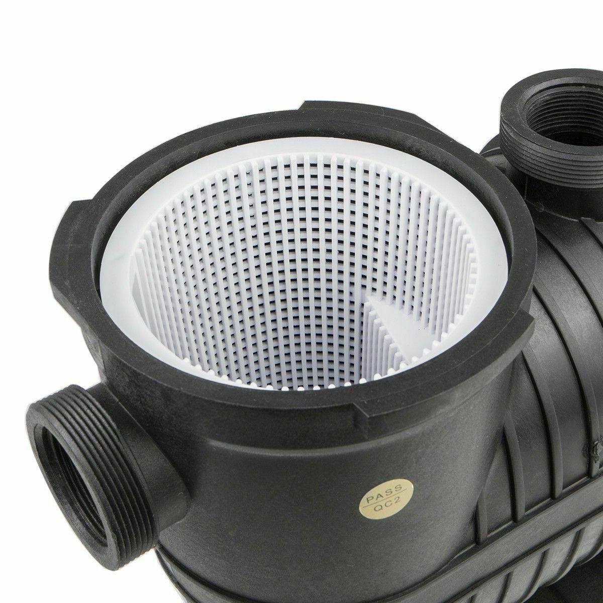 xtremepowerus 1.5hp inground swimming pool pump 1-1/2 npt w/ strainer 220v