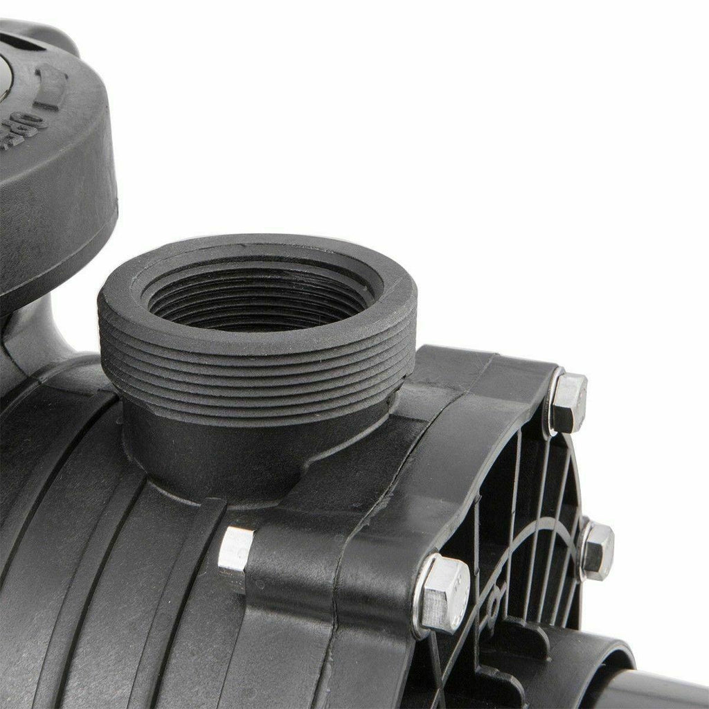 xtremepowerus 1.5hp inground swimming pool pump 1-1/2 npt w/ strainer 220v