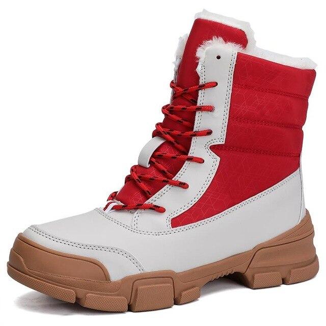 2021 Women Winter Snow Boots Waterproof Fur Ankle Boot
