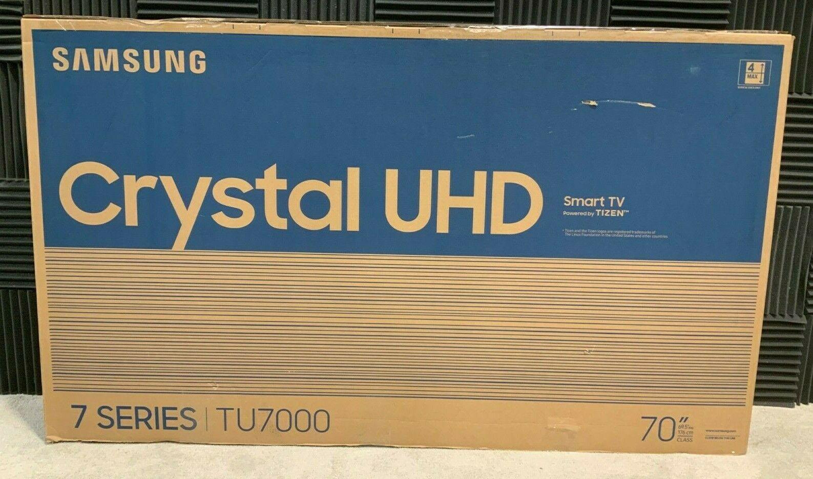 samsung tu7000 70" led lcd smart tv (4k) un70tu7000bxza open box nice! ✅❤️️✅❤️