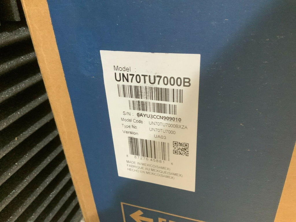 samsung tu7000 70" led lcd smart tv (4k) un70tu7000bxza open box nice! ✅❤️️✅❤️