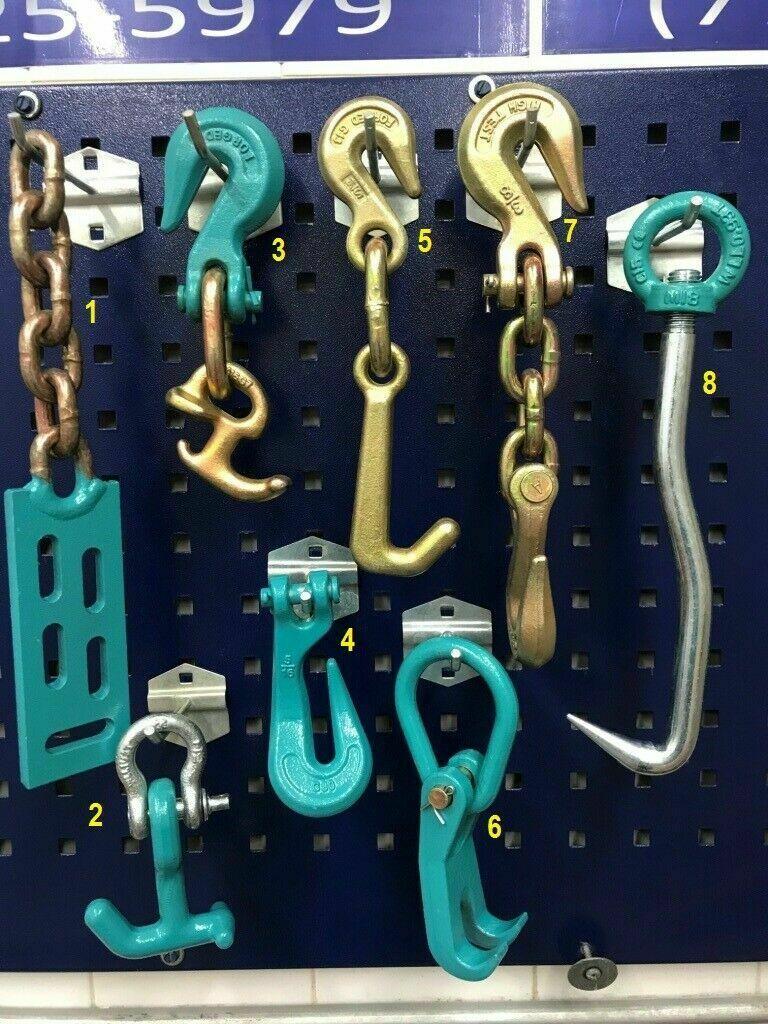 SET#7  AUTO BODY FRAME MACHINE COLLISION REPAIR PULLING TIE TOOLS HOOK VALUE SET