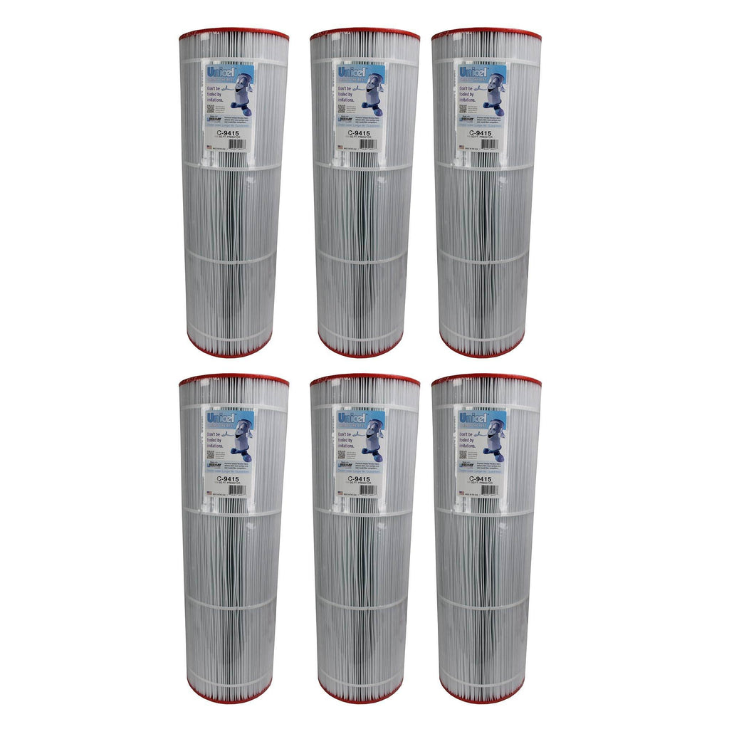 unicel c-9415 predator clean &amp; clear 150 pool filter cartridge (6 pack)