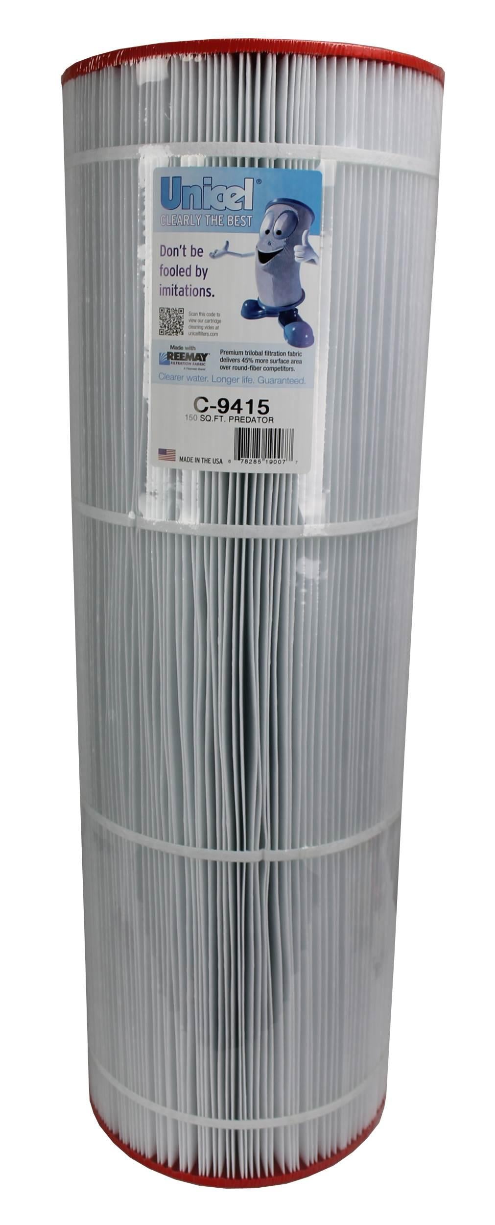 unicel c-9415 predator clean &amp; clear 150 pool filter cartridge (6 pack)
