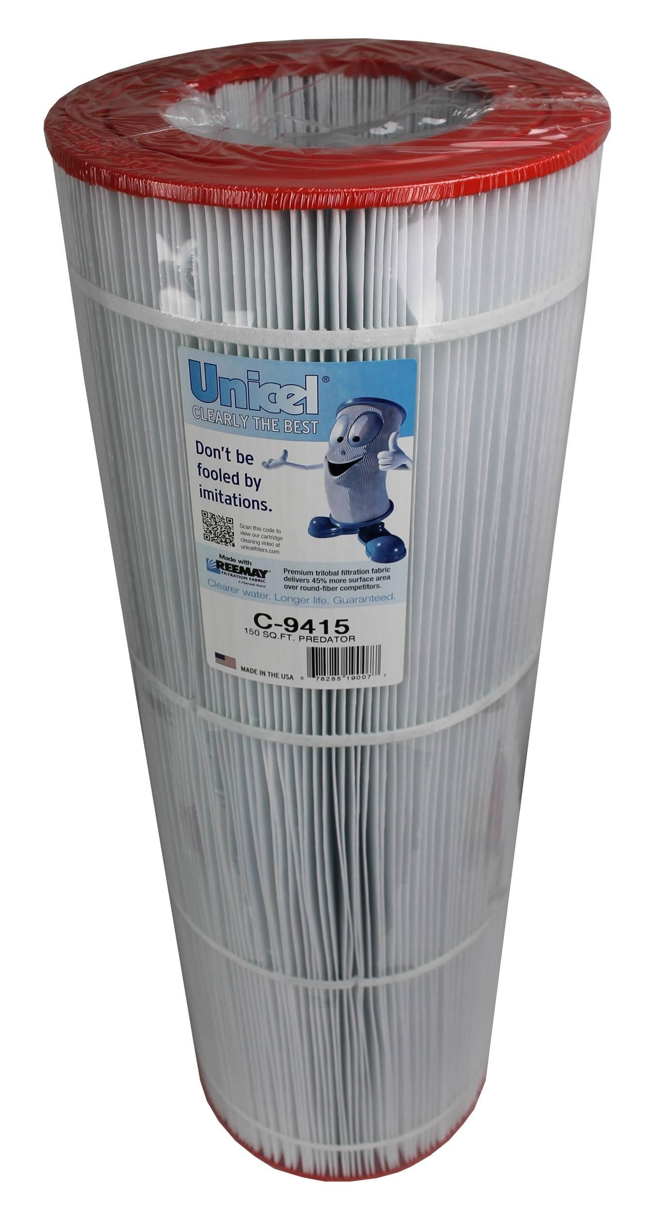 unicel c-9415 predator clean &amp; clear 150 pool filter cartridge (6 pack)