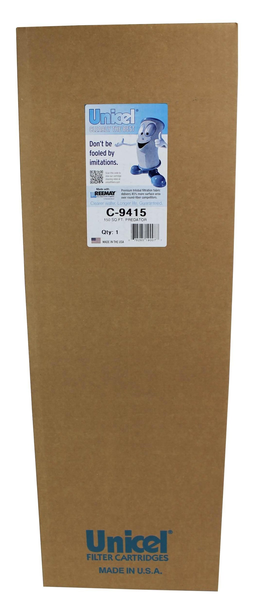 unicel c-9415 predator clean &amp; clear 150 pool filter cartridge (6 pack)