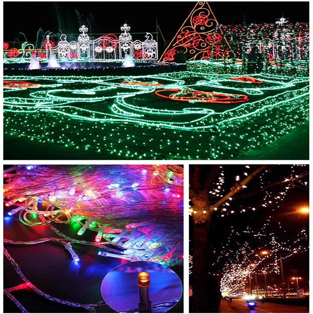 LIUPENGWEI Halloween String Lights ，100-6000 LED Fairy Lights 10M - 600M 8 Lighting Modes Waterproof Outdoor LED String Lights for Bedroom Garden Wedding Curtain Christmas Decoration Ghost Light gar