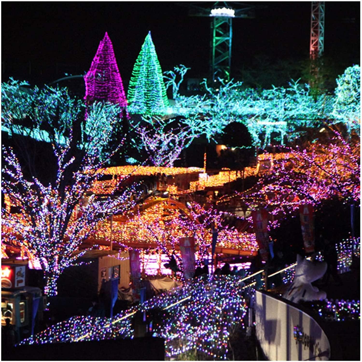 LIUPENGWEI Halloween String Lights ，100-6000 LED Fairy Lights 10M - 600M 8 Lighting Modes Waterproof Outdoor LED String Lights for Bedroom Garden Wedding Curtain Christmas Decoration Ghost Light gar