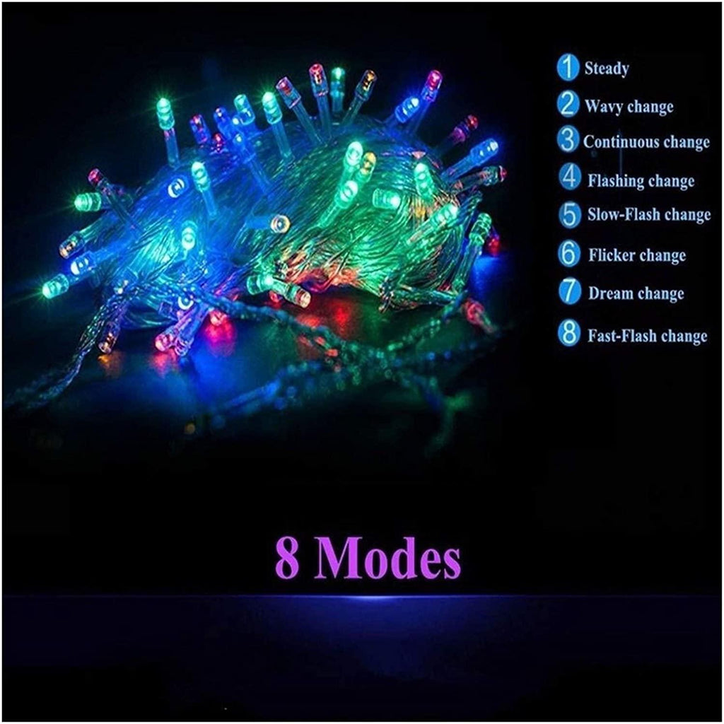LIUPENGWEI Halloween String Lights ，100-6000 LED Fairy Lights 10M - 600M 8 Lighting Modes Waterproof Outdoor LED String Lights for Bedroom Garden Wedding Curtain Christmas Decoration Ghost Light gar