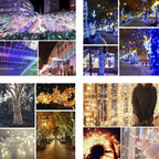 WANGJUNXIU Halloween String Lights ，100-6000 LED Fairy Lights 10M - 600M 8 Lighting Modes Waterproof Outdoor LED String Lights for Bedroom Garden Wedding Curtain Christmas Decoration Ghost Light Hal