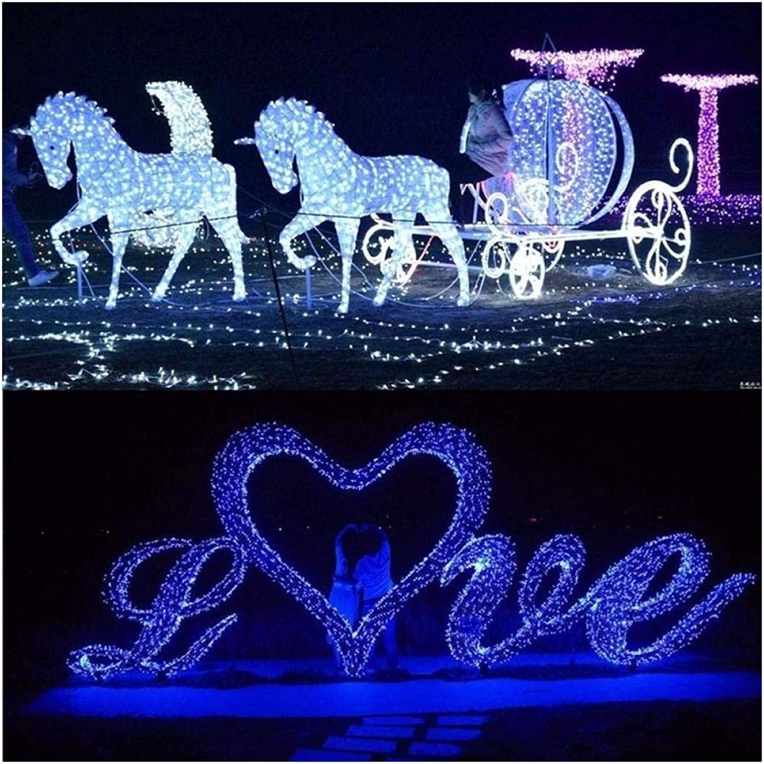LIUPENGWEI Halloween String Lights ，100-6000 LED Fairy Lights 10M - 600M 8 Lighting Modes Waterproof Outdoor LED String Lights for Bedroom Garden Wedding Curtain Christmas Decoration Ghost Light gar