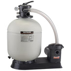 hayward w3s180t93s 18 in. proseries pool sand filter with 1.5 hp matrix pump