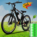 Kemanner 26 inch Electric Mountain Bike 21 Speed 36V 8A Lithium Battery Electric Bicycle for Adult (Black/Red)