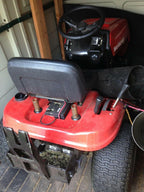 Bundle Yard Machine riding tractor Model 760-770 38" width, w/double bagger