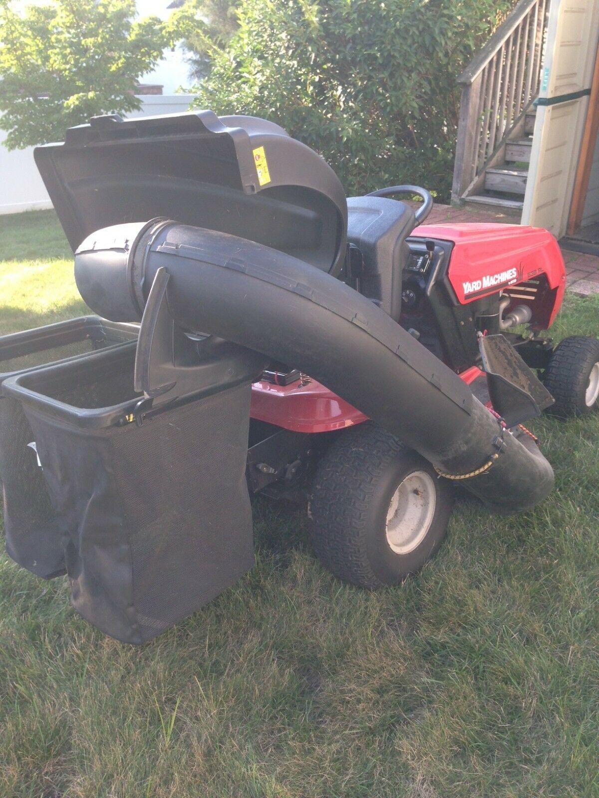 Bundle Yard Machine riding tractor Model 760-770 38" width, w/double bagger