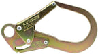 Fusion Climb 4ft 48"x2" Internal Shock Absorbing Ftection Safety Lanyard with Steel Snap Rebar Hooks 23kN Black