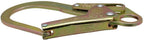 Fusion Climb 4ft 48"x2" Internal Shock Absorbing Ftection Safety Lanyard with Steel Snap Rebar Hooks 23kN Black