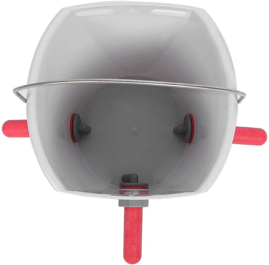 lamb feeder bucket plastic calf feeder bucket calf milk feed bucket multiple nipples lamb calf milk feed bucket for cattle sheep livestock(3 nipple)