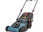 40V Cordless Lawn Mower,15" 2-in-1 Mulch/Bag,6-Position Height Adjust,ECO Mode &amp; Battery Indicator,Foldable Handle,1.3 Bushel Grass Bag,2×4Ah Batteries+3.0A Charger
