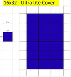 linerworld - in ground safety pool cover - rectangle w/ optional center end step