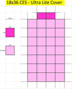linerworld - in ground safety pool cover - rectangle w/ optional center end step