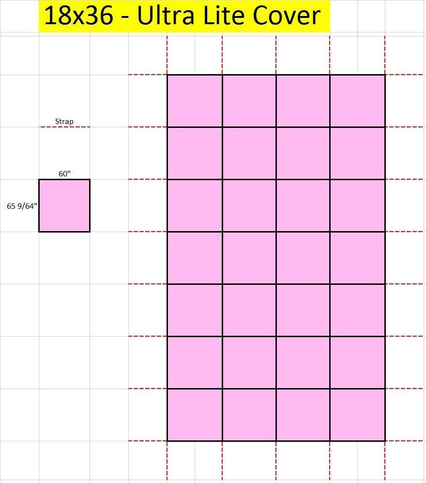 linerworld - in ground safety pool cover - rectangle w/ optional center end step