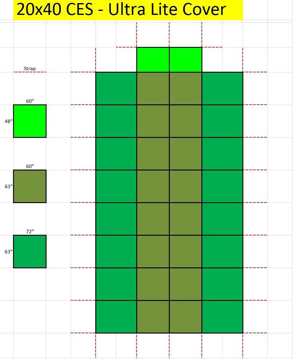 linerworld - in ground safety pool cover - rectangle w/ optional center end step