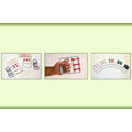 CanDo color-coded rubber band hand exerciser, 50 each (bulk)